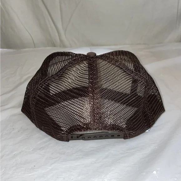 Raging Cow Snapback - KC Brand Hat - Mesh - Trucker Style Hat - Brown - Picture 2 of 5